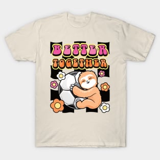 Groovy Sloth and Soccer T-Shirt